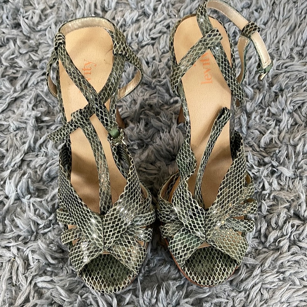 Levity strappy heels.